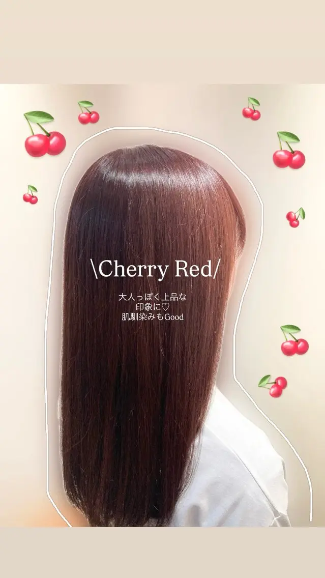 カラー レッドカラー ヘアカラー 《PARAGO緑橋》 コトミ🦄🫧のヘアスタイル