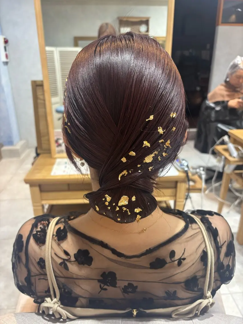 セミロング ヘアセット 酒井 彩希のヘアスタイル