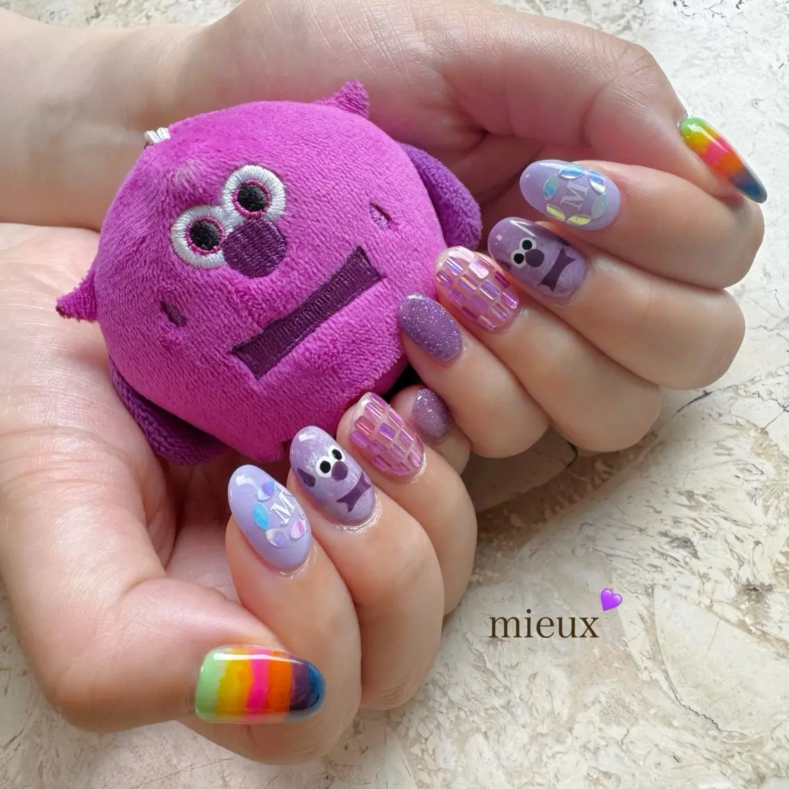 ネイル ハンドネイル フットネイル nail salon mieux(ミュー)のマツエク・マツパデザイン