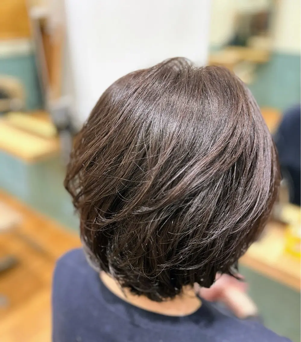 ショート パーマ ショートヘア ニュアンスパーマ PIS/ NAHOのヘアスタイル