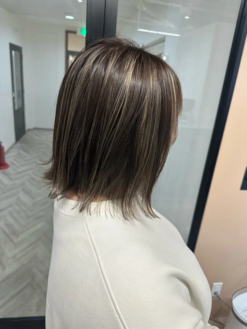 ミディアム 鍵谷 公宏のヘアスタイル