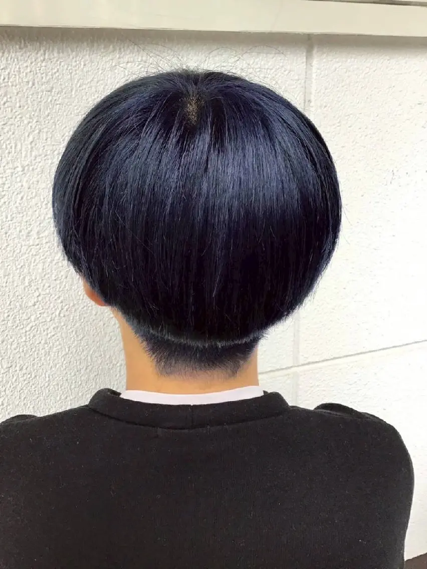 メンズ マッシュ グラスヘアー石垣 渕 七海のヘアスタイル
