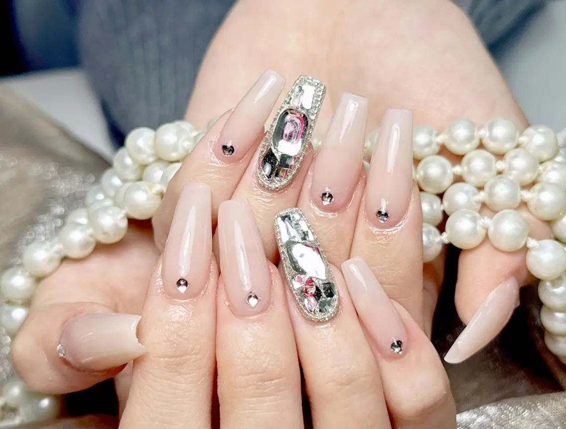 🎀スカルプ長さだし+つけ放題持ち込みデザイン11000(デザイン2本まで)【初回ジェルオフ無料ケア込み】の写真