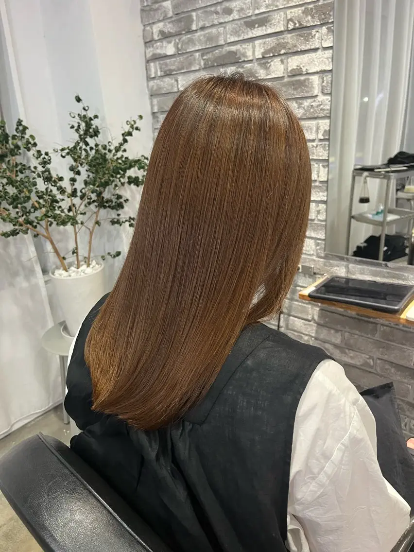 ロング 縮毛矯正 🌸コンドウ ハルト🌸のヘアスタイル