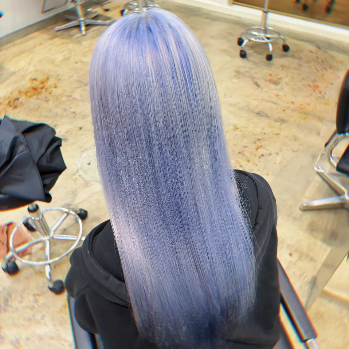 ロング カラー ブリーチ ケアブリーチ デザインカラー ハイトーンカラー ハッシュカット カット ヘアカラー トリートメント ハイトーン/レイヤー しゅーたのヘアスタイル