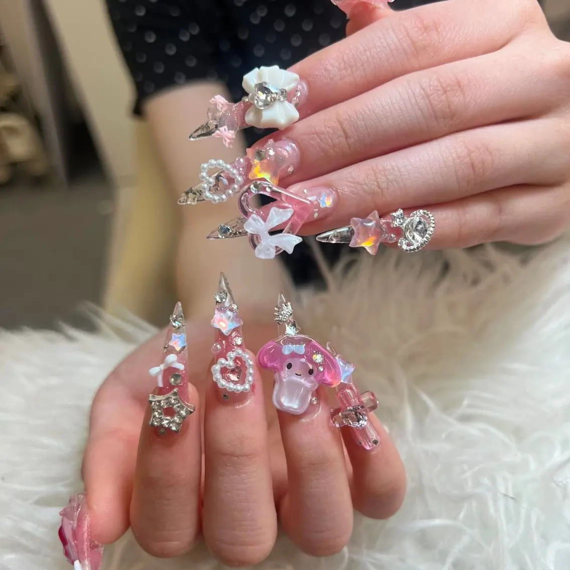 ネイル ハンドネイル ANH NAIL ゴテゴテ専門店💎のネイルデザイン