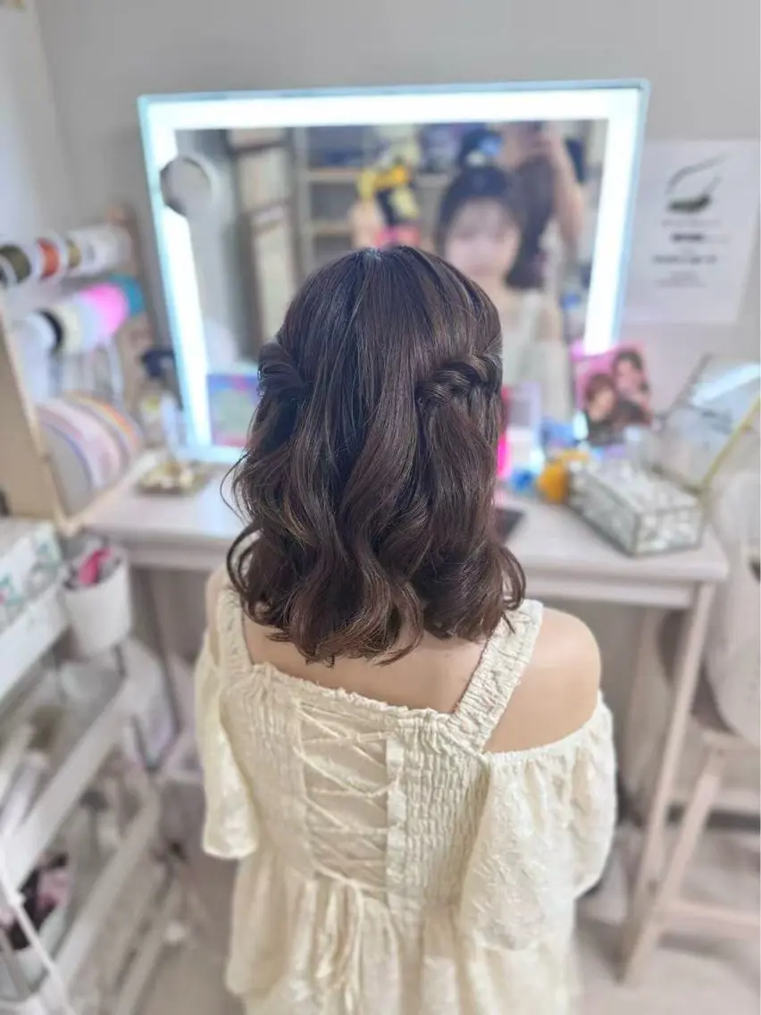 ヘアアレンジ ヘアセット Eyedor まつパ／眉毛専門店のマツエク・マツパデザイン