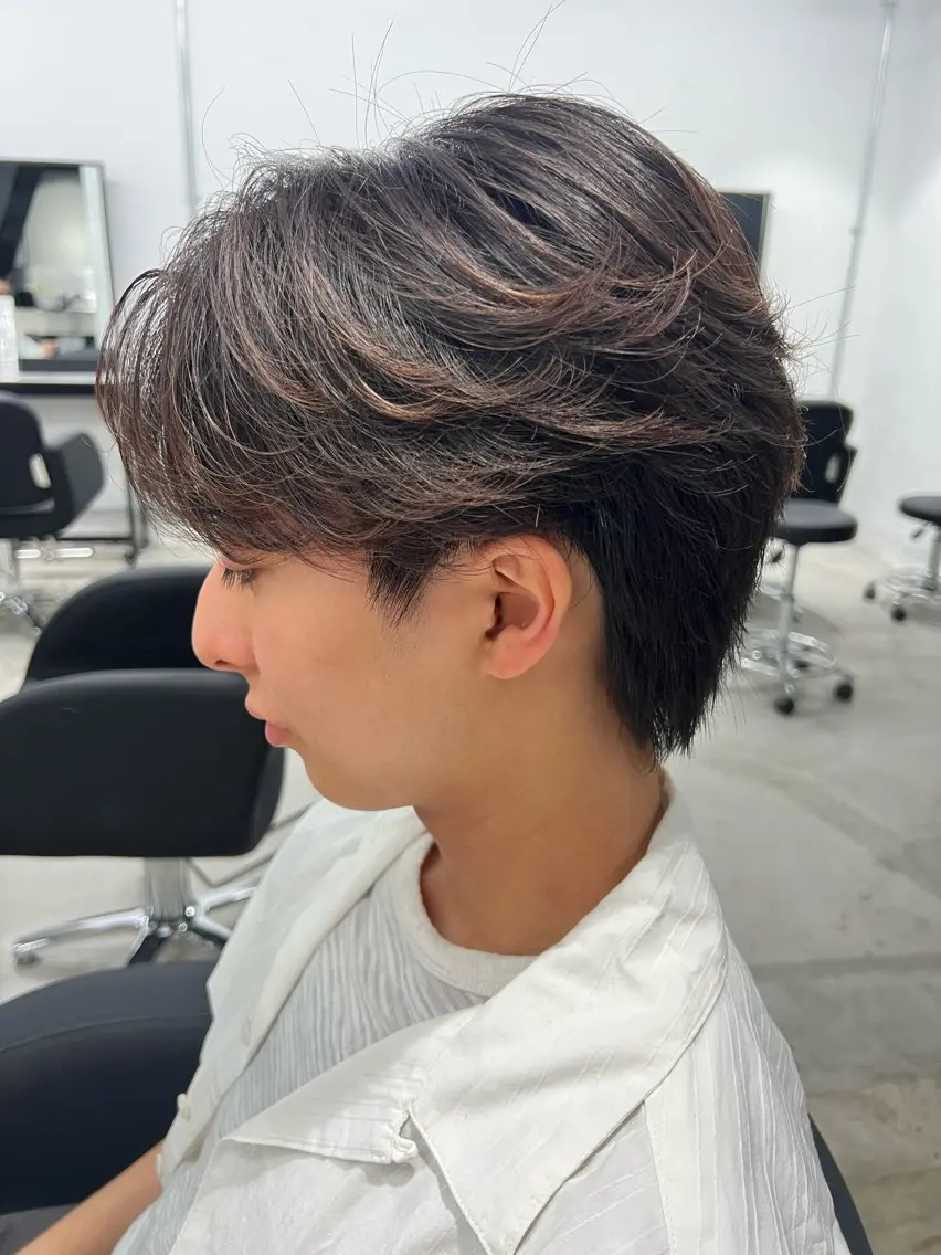 パーマ メンズ メンズヘア Hikaruのヘアスタイル