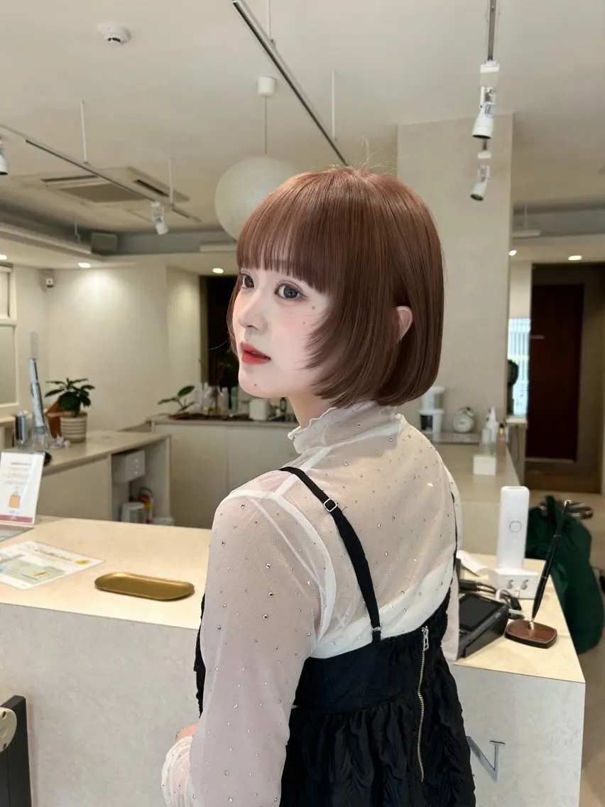 ブリーチなしダブルカラー➕トリートメント(3300円〰️)の写真