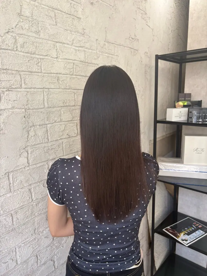 セミロング 池袋カラーモデル🩶 natsuki🩶のヘアスタイル