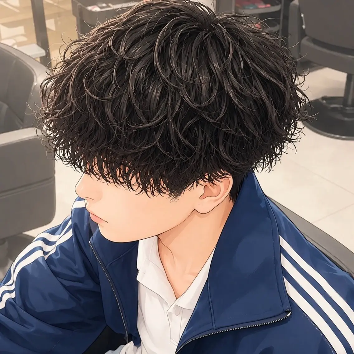 パーマ メンズ メンズパーマ カット パーマ 【札幌メンズ特化】 つばさ🔥のヘアスタイル