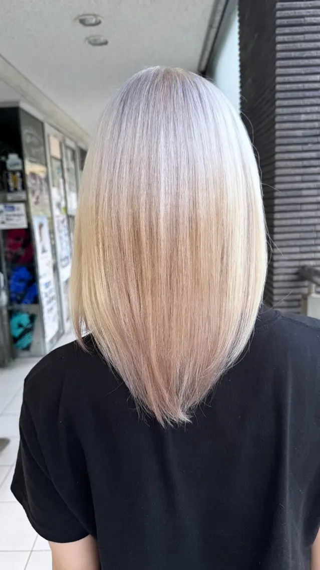 ミディアム カラー ヘアカラー 椎葉 祐也のヘアスタイル