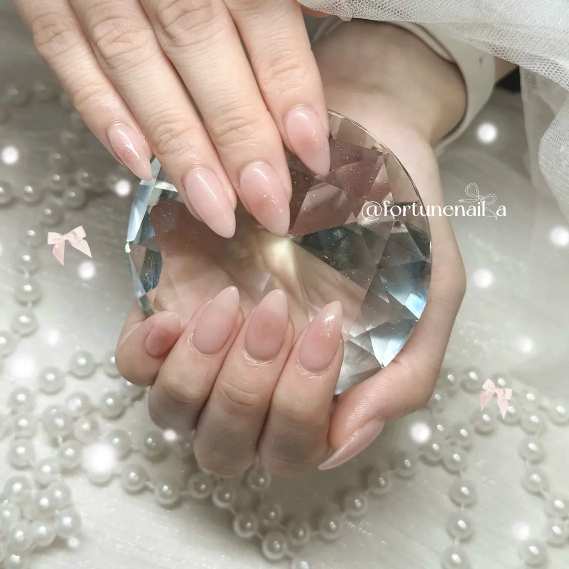 ネイル ハンドネイル .*🎀 aoi🎀のネイルデザイン