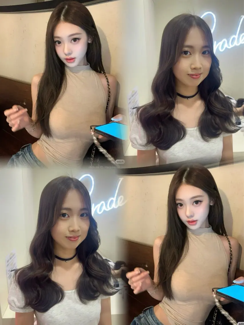 ロング カラー カット ヘアカラー 🤍韓国大人っぽ ベージュMAI🤍のヘアスタイル