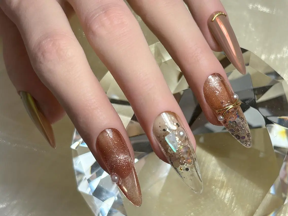 ネイル ハンドネイル orbe 芳長のネイルデザイン