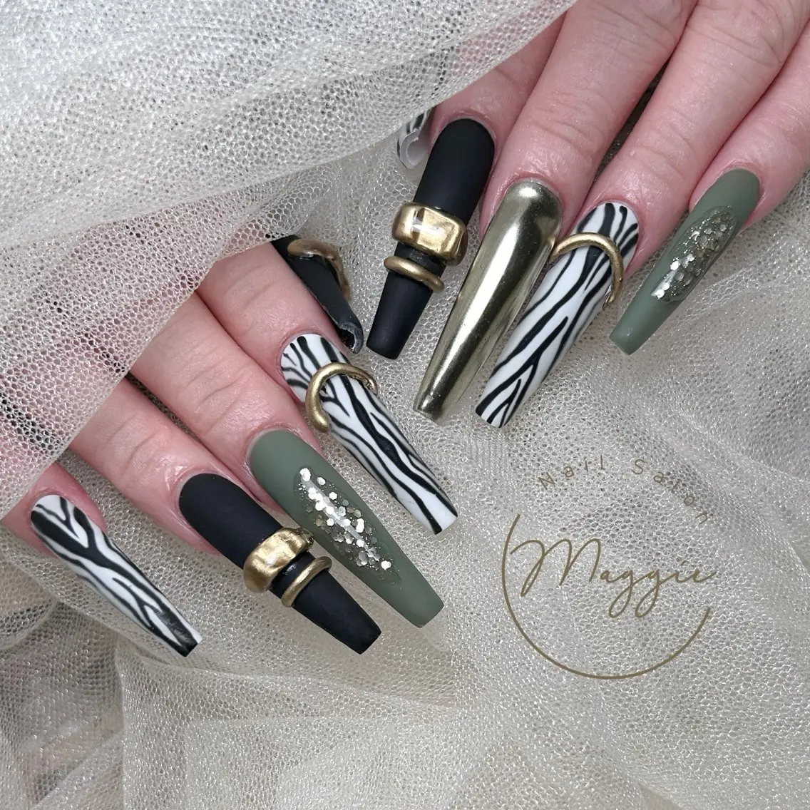 ネイル ハンドネイル Maggie Nail🦩のネイルデザイン