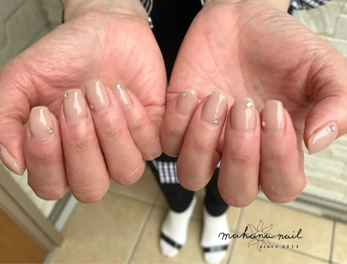 ネイル ワンカラーネイル mahana nailのネイルデザイン