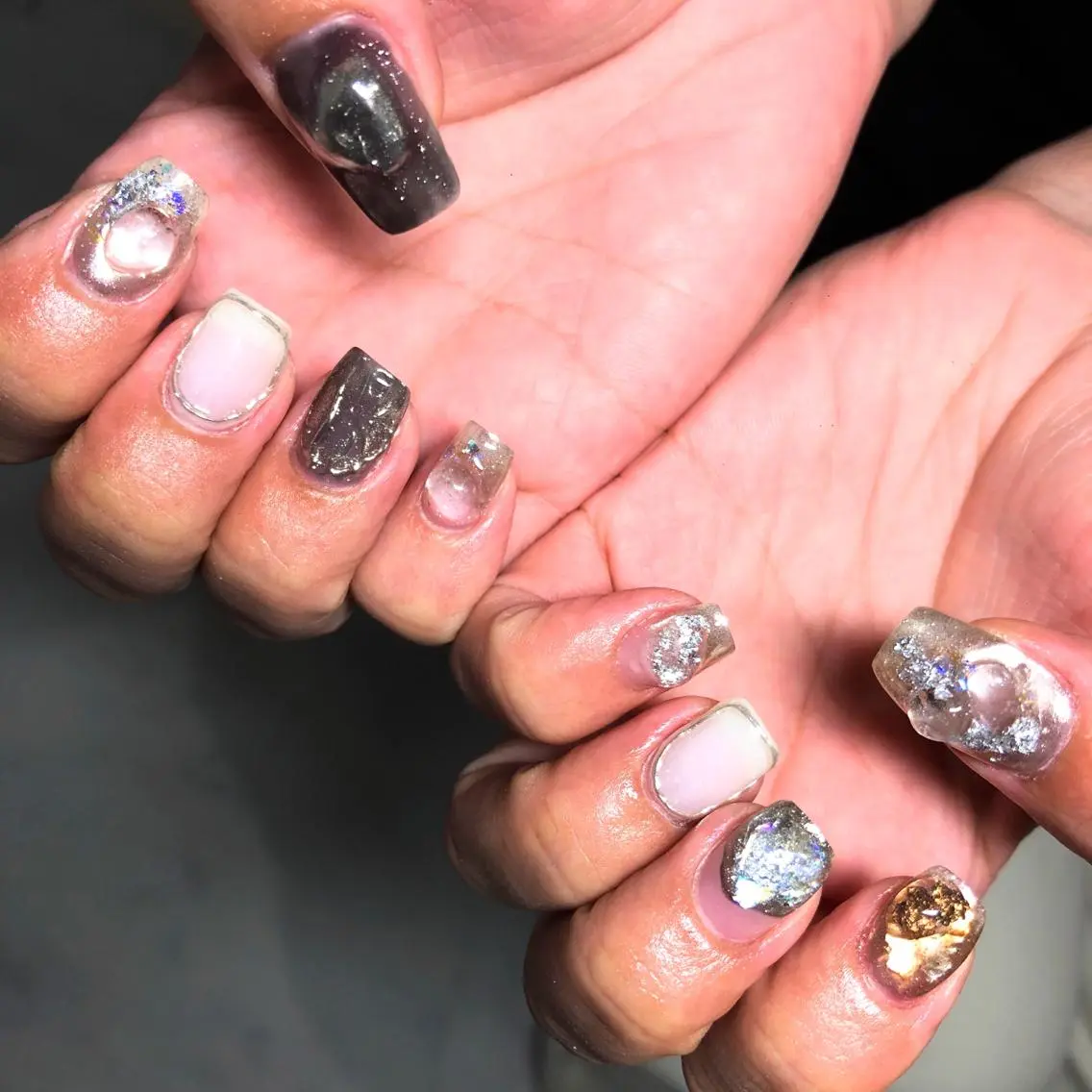 ネイル ニュアンスネイル Kiffer Ayaのネイルデザイン
