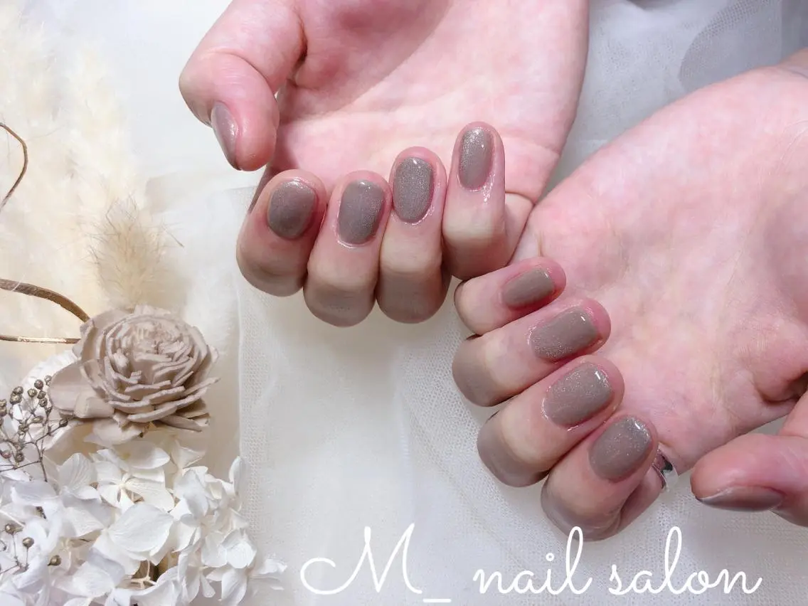 ネイル ワンカラーネイル M_ nail salonのネイルデザイン