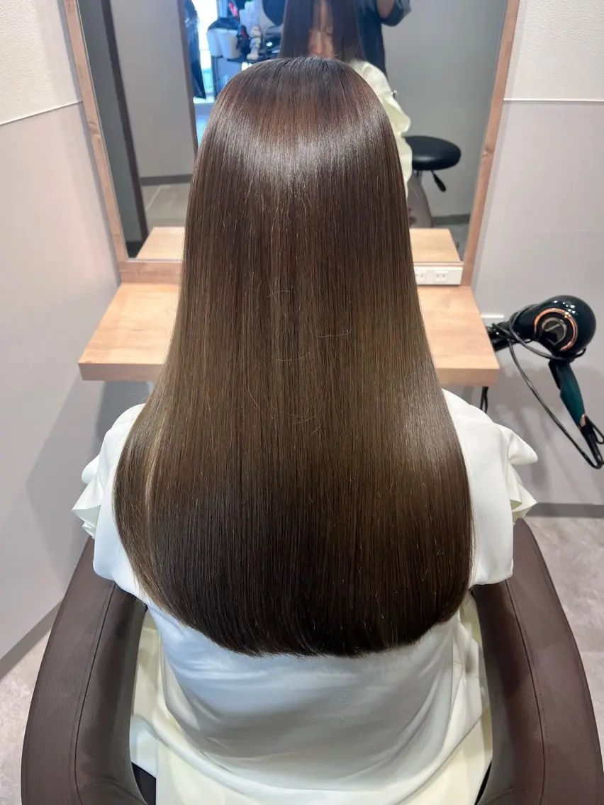 まずはこのメニュー❣️【乾燥やダメージで悩んでいる方へ】 美髪育成トリートメント+カラー【毛髪診断付き】の写真