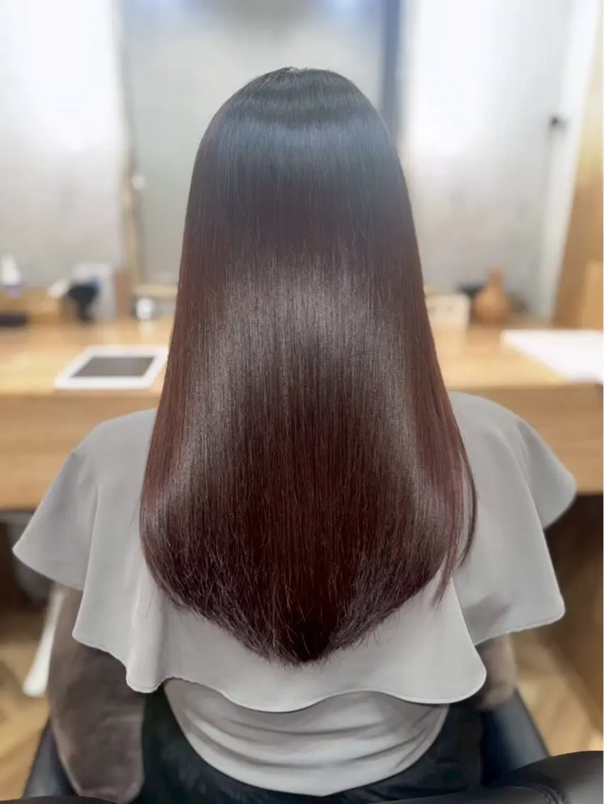 ミディアム カット トリートメント 白鳥 正孝のヘアスタイル