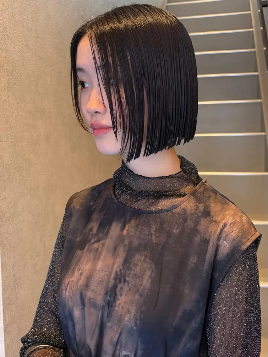 ショート ボブ 三浦 ふたばのヘアスタイル