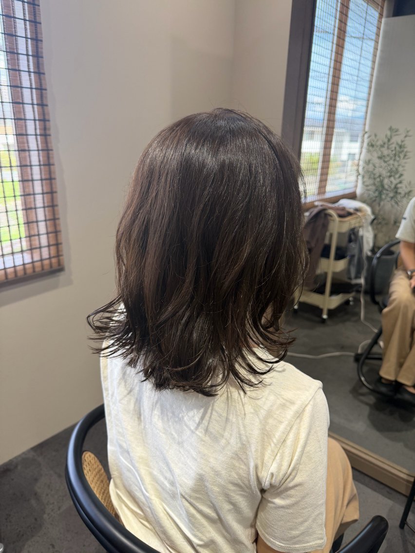 ミディアム カラー UTA うたのヘアスタイル