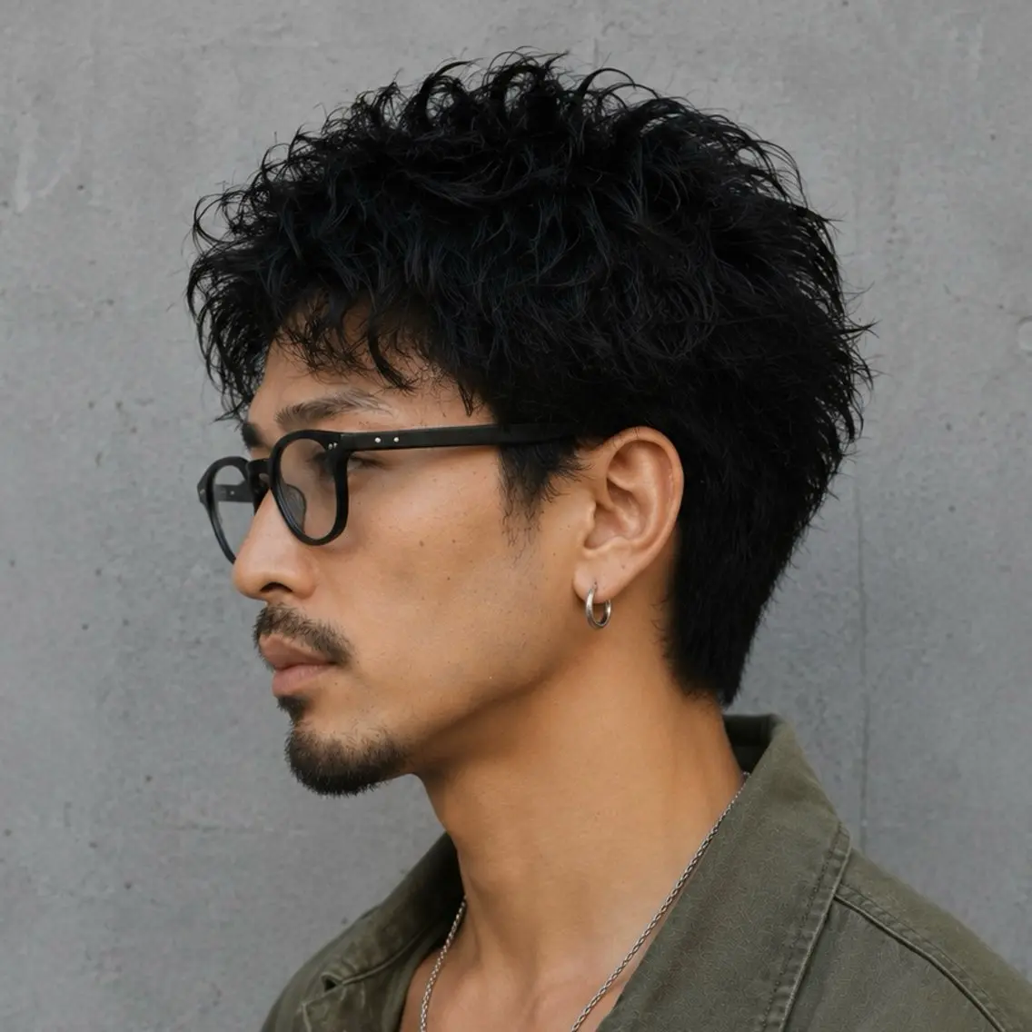 パーマ メンズ メンズパーマ カット パーマ メンズ特化カットパー マカラー坂田柊のヘアスタイル