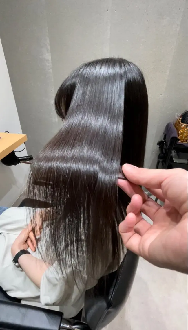 ロング 髪質改善 トリートメント 酸熱トリートメント 髪質改善ヘアケア 艶髪特化/上田のヘアスタイル