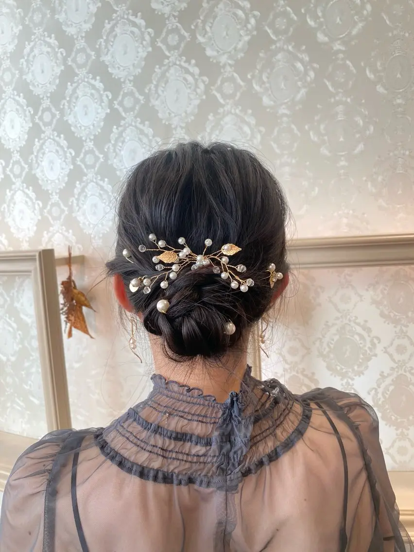 ヘアアレンジ 卒業式のヘアスタイル 🦋Misaki🦋 メンズパーマ/着付けのヘアスタイル