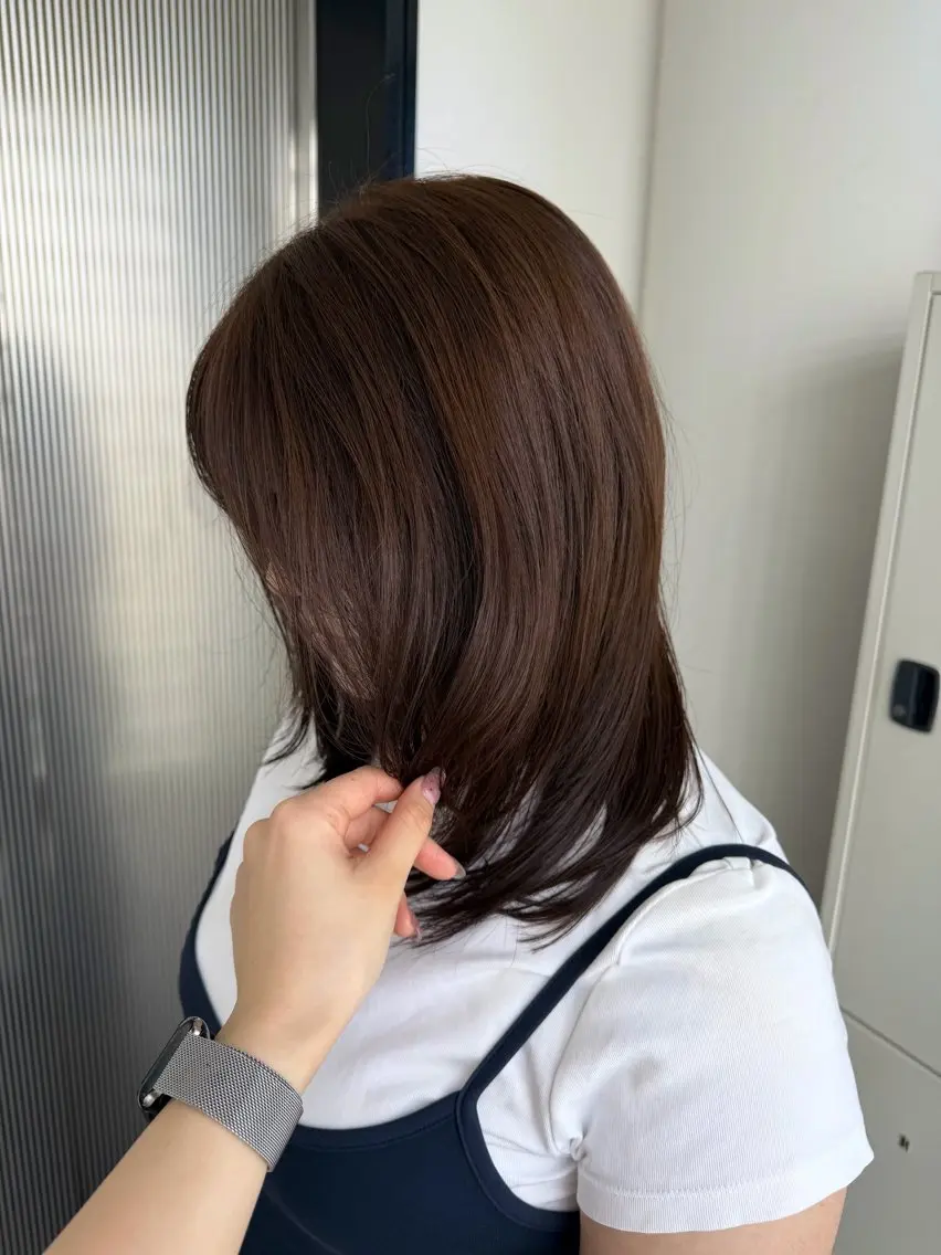 ロング カラー カット 🟧asa/髪質改善 /レイヤーカット🟧のヘアスタイル