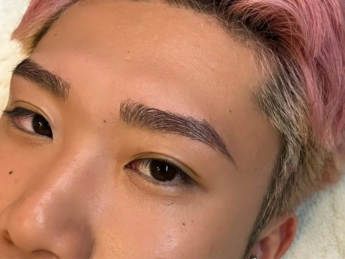 メンズアイブロウWax(2回目) 【パーマ有り】の写真