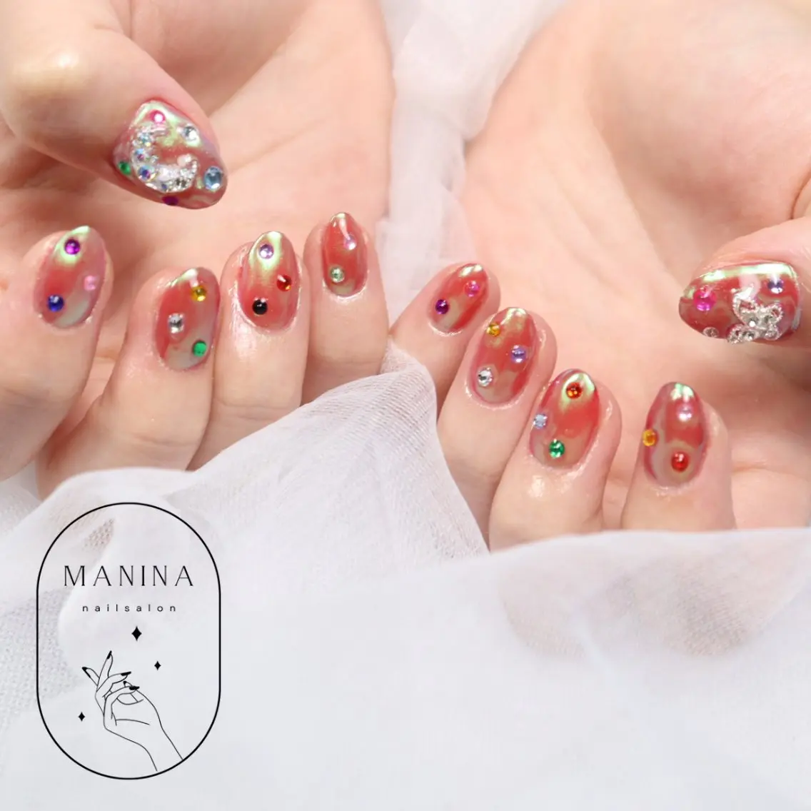 ネイル nailsalon Manina齋藤愛美のネイルデザイン