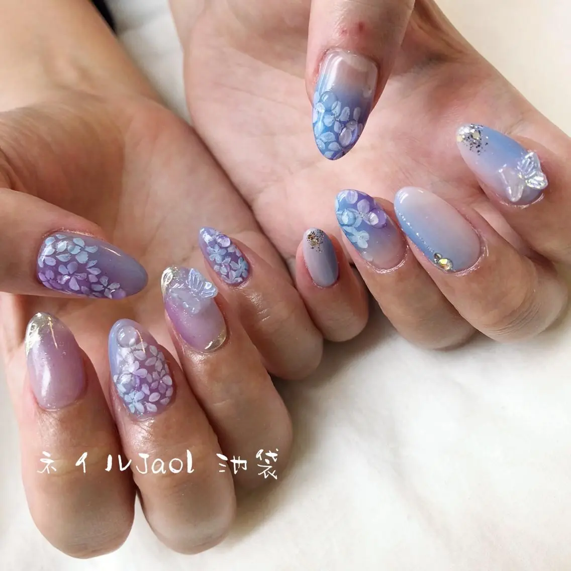 セミロング ネイルJaol 池袋のネイルデザイン
