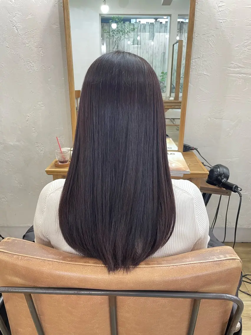 ロング カラー ヘアカラー 縮毛矯正 なな🦋／ 原宿のヘアスタイル