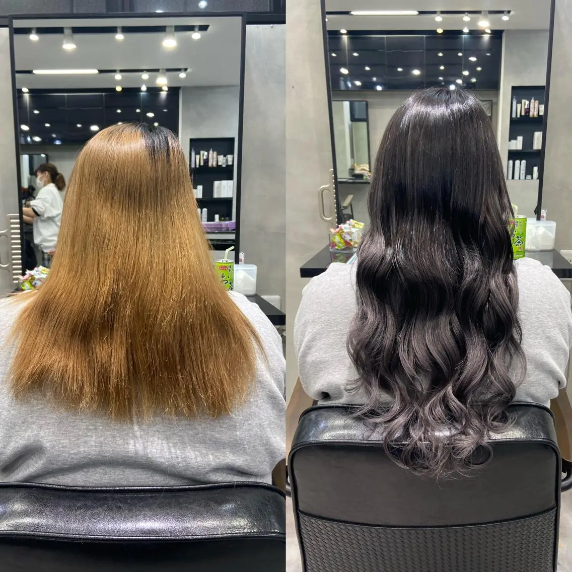 ロング カラー ヘアアレンジ シールエクステ ダブルカラー グラデーションカラー ハイライトカラー インナーカラー ar+ ❤︎ maiのヘアスタイル
