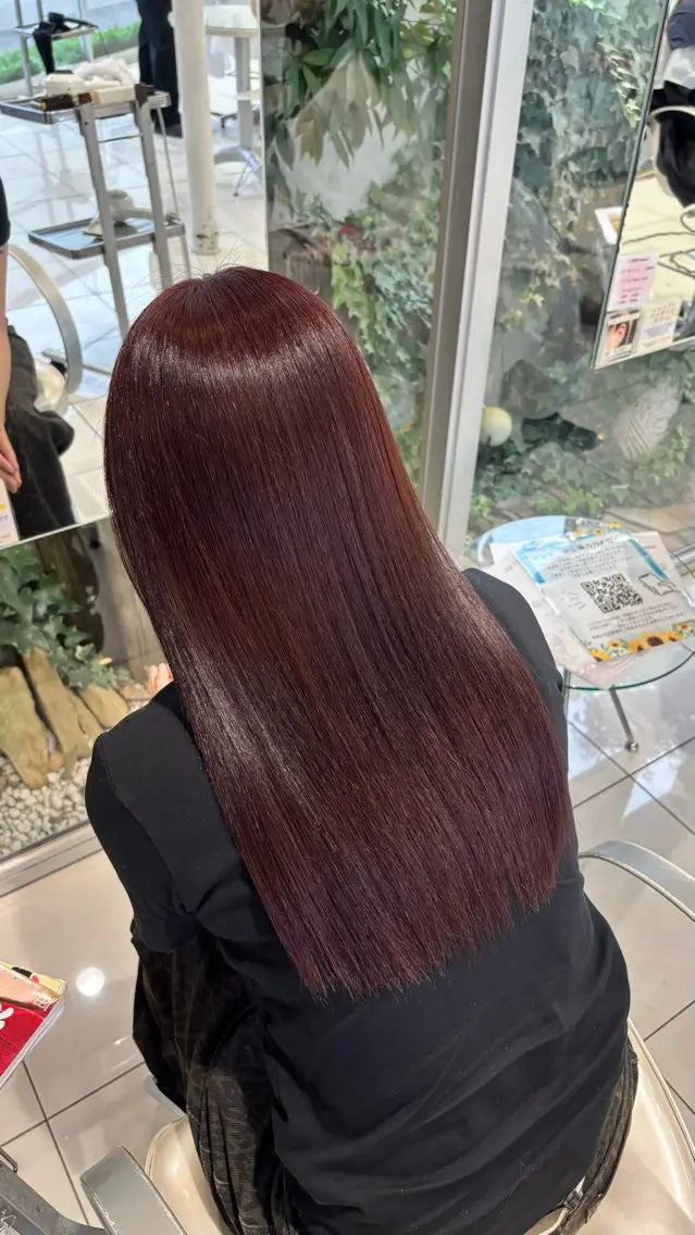 ロング ヘアカラー 盛れる顔周り/髪質 改善/咲稀🩰🤍のヘアスタイル