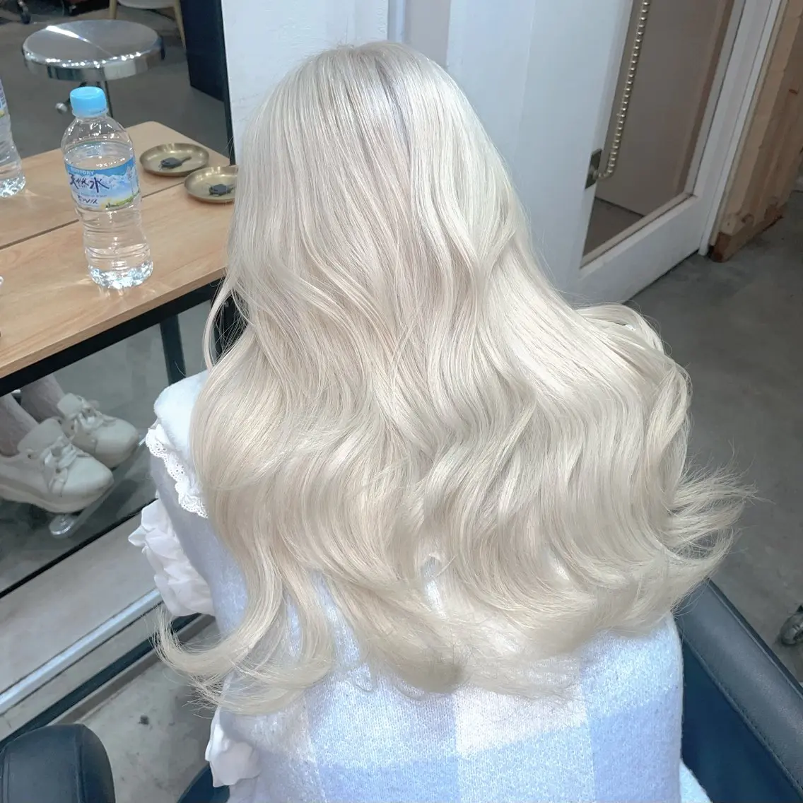 ロング カラー ブリーチ ハイトーンカラー ヘアカラー 💍ダメージ最小限 ブリーチ/ちさと💍のヘアスタイル