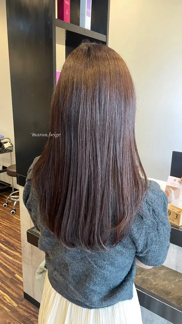 ロング カラー 池嵜 美尋のヘアスタイル