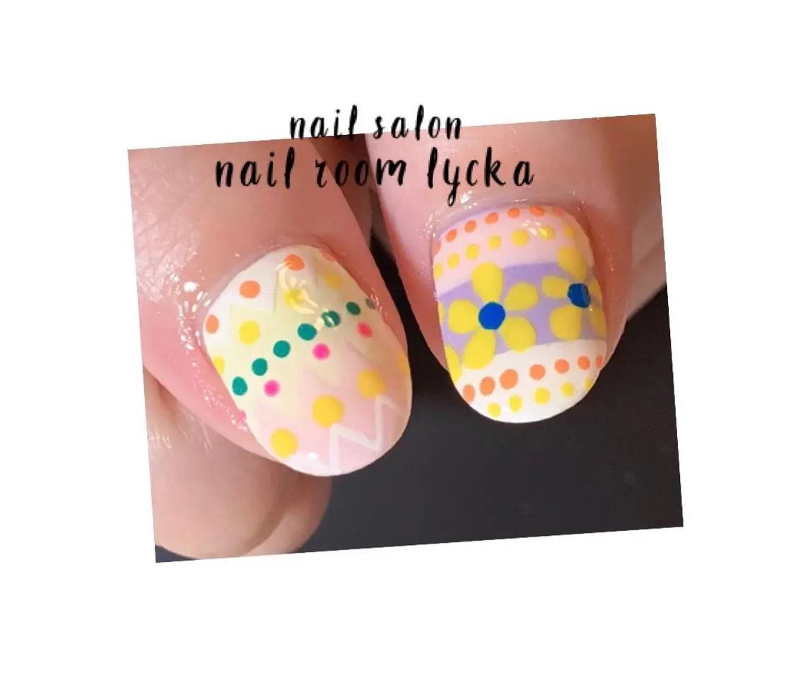 ネイル ネイルルームリッカ 𝐦𝐚𝐲𝐮のネイルデザイン