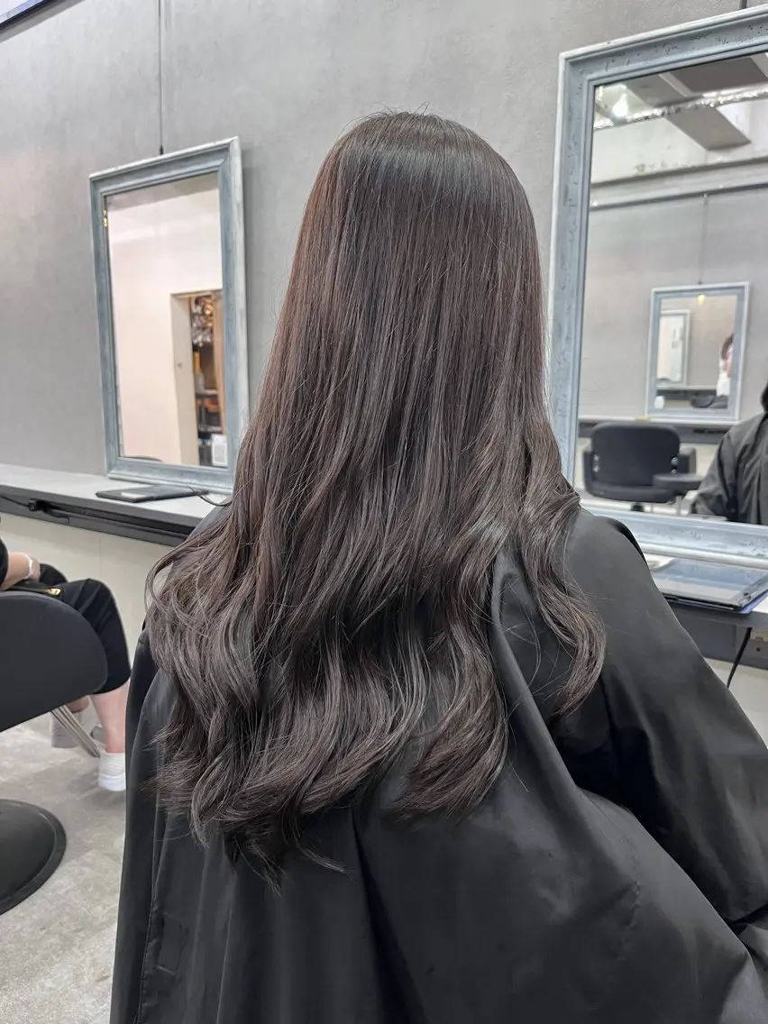 セミロング カラー グレージュ カット ヘアカラー トリートメント ダブルカラー メンズパーマ大成のヘアスタイル