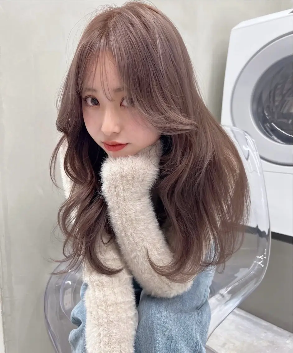 🌈透明感バツグン♡外人風カラー✨(ハイライトもしくはブリーチカラー🌈)の写真