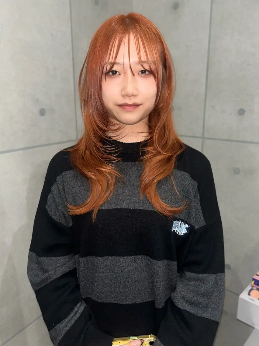 レイヤーカットの写真