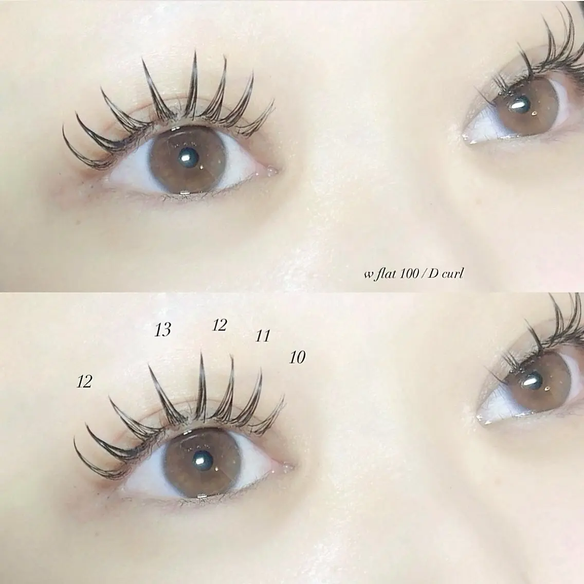 マツエク・マツパ 束感まつ毛 フラットラッシュ マツエク apis eyeのマツエク・マツパデザイン