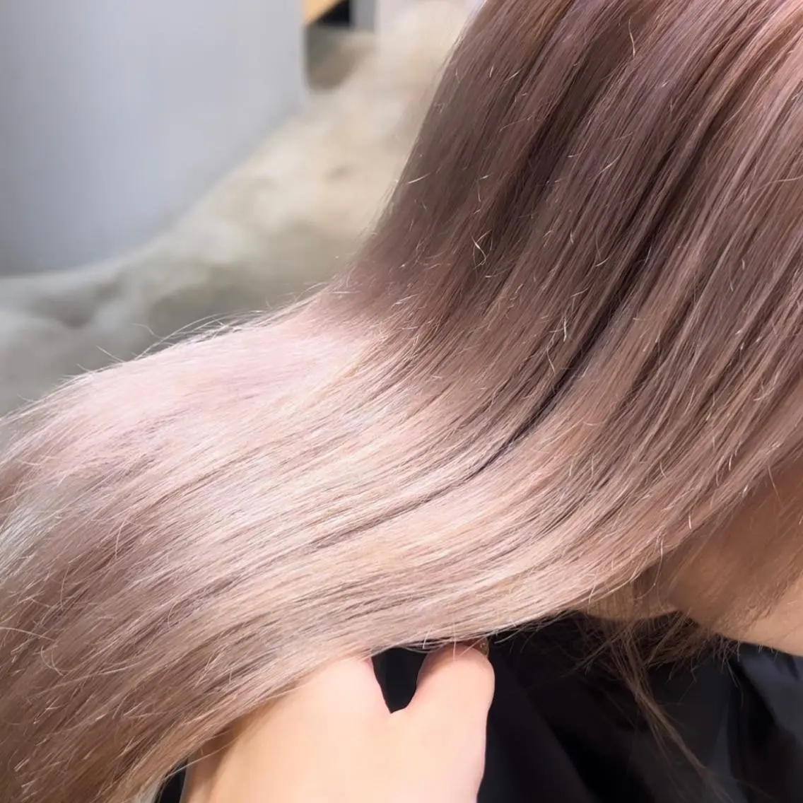 ミディアム カラー メンズ リコ ハッシュカット 韓国レイヤーのヘアスタイル