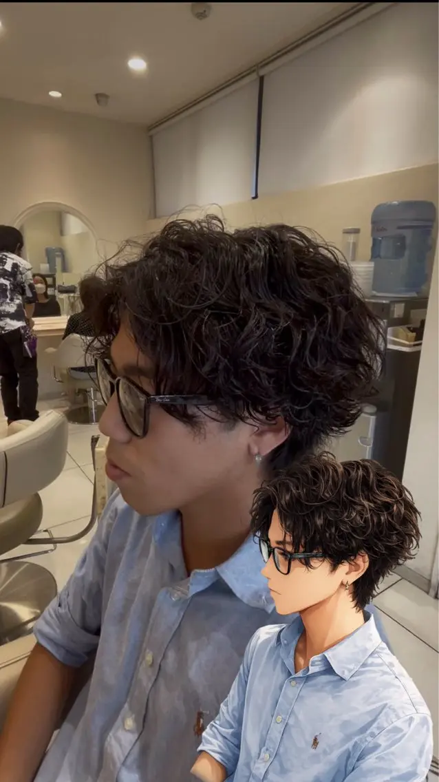 パーマ メンズ メンズパーマ カット パーマ メンズパーマ特化型 美容師/荒井海音のヘアスタイル