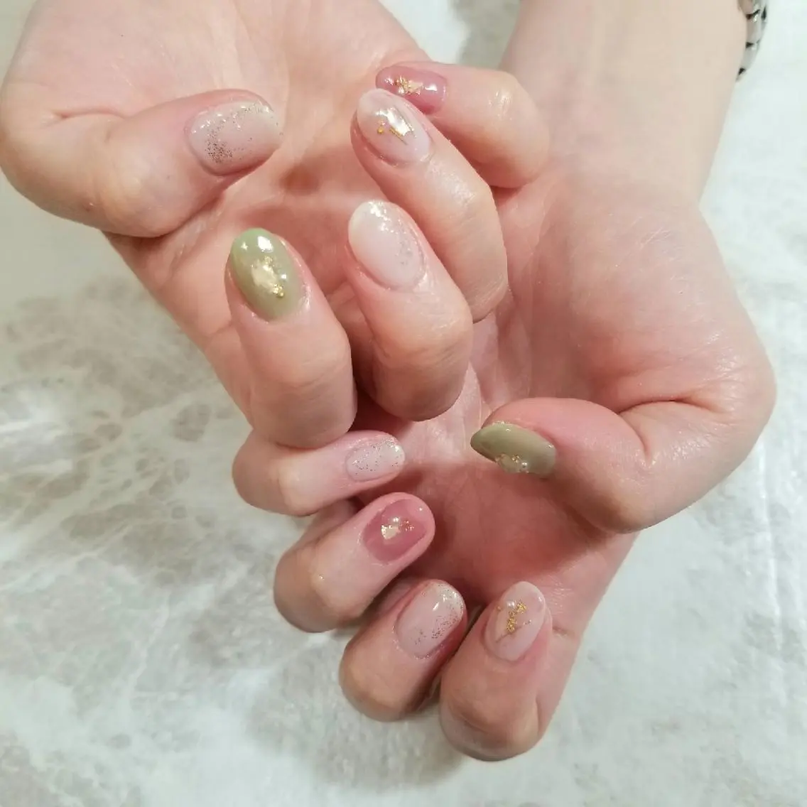 ネイル ニュアンスネイル シンプルネイル ハンドネイル nijiiro🌈 サトウのネイルデザイン