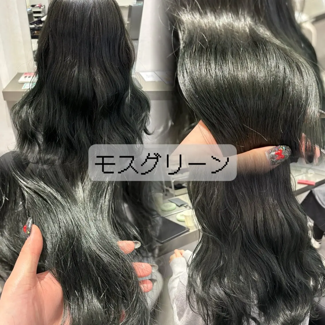 ロング カラー ダブルカラー 透明感カラー/顔周り カット🌸サクラ🌸のヘアスタイル