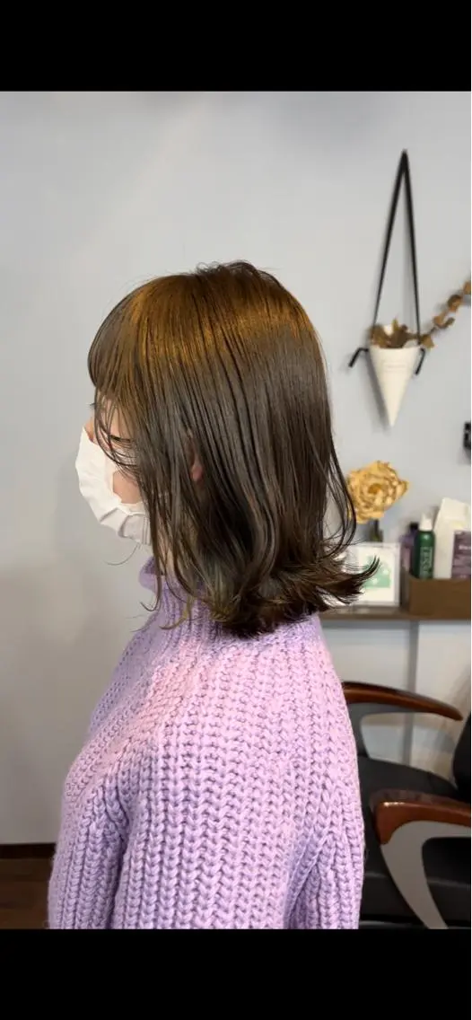 【上品＆お手入れ簡単💇🏼‍♀️艶＆透明感🎨】カット＋カラー(補修強化ケア付)＋プチスパトリートメントの写真