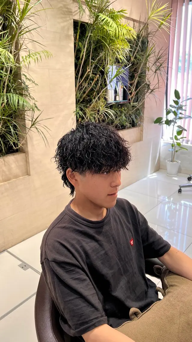 パーマ メンズ メンズパーマ ツイストスパイラルパーマ スパイラルパーマ メンズカット/メンズ パーマ/田端悠哉のヘアスタイル